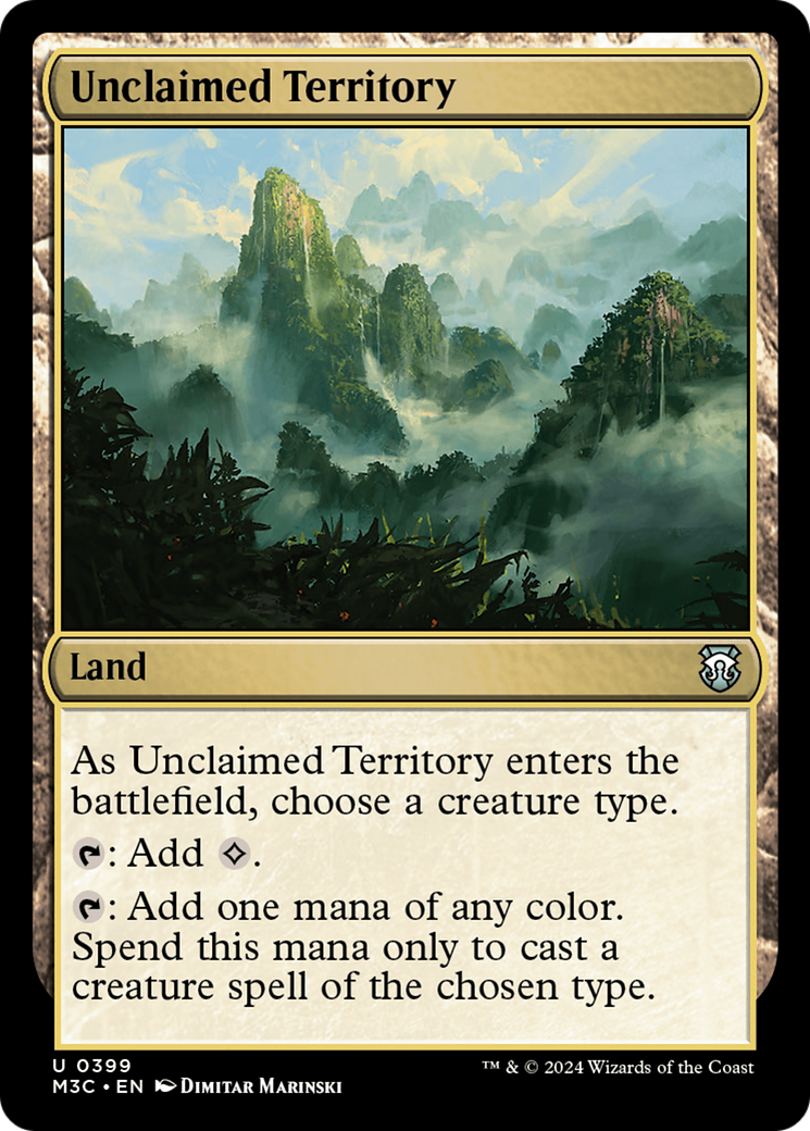 Unclaimed Territory (Ripple Foil) [Modern Horizons 3 Commander] | Mindsight Gaming