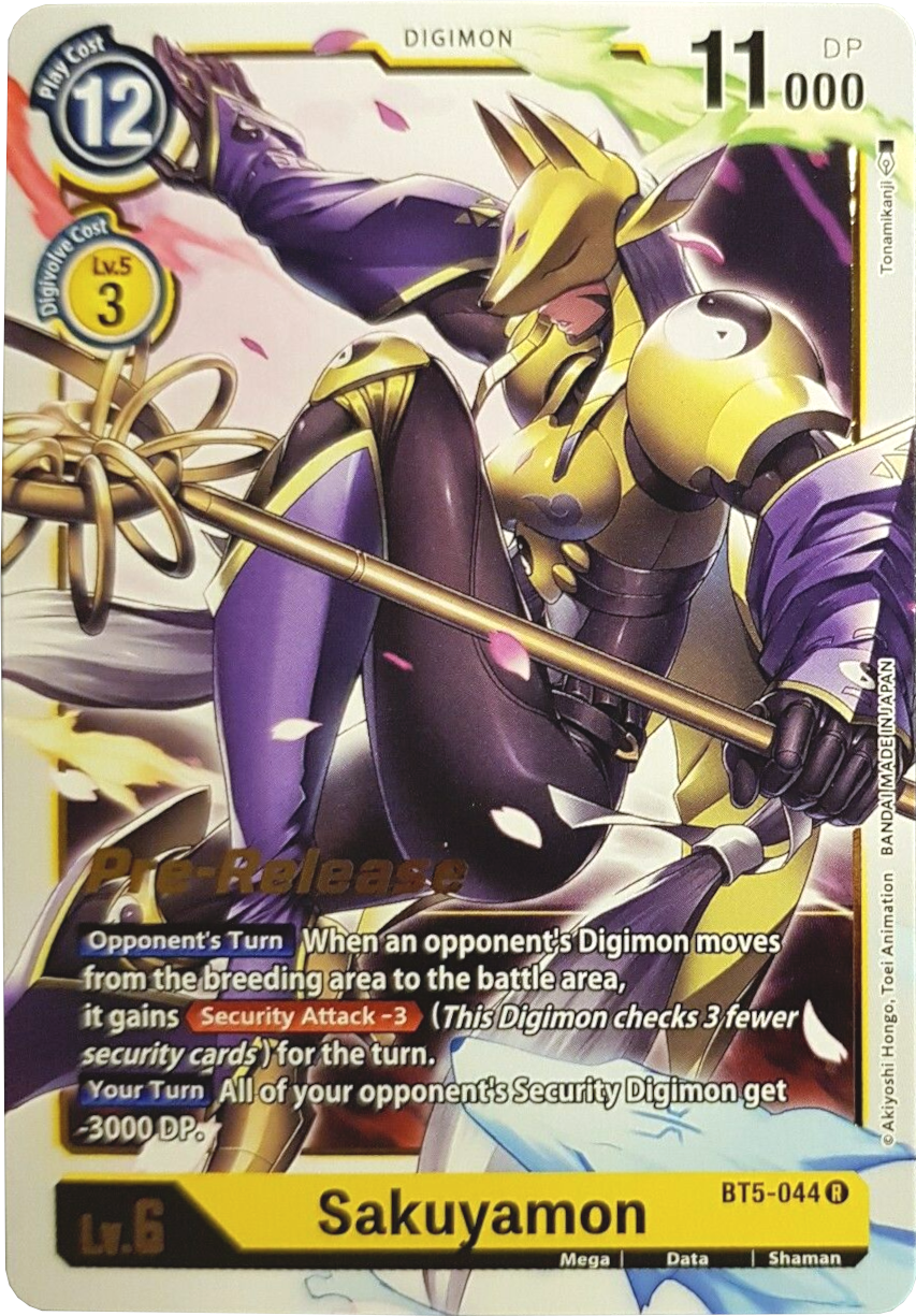 Sakuyamon [BT5-044] [Battle of Omni Pre-Release Promos] | Mindsight Gaming