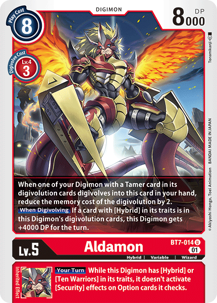 Aldamon [BT7-014] [Next Adventure] | Mindsight Gaming