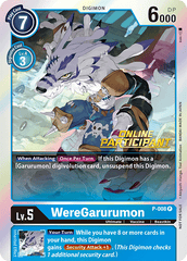 WereGarurumon [P-008] (Online Regional - Participant) [Promotional Cards] | Mindsight Gaming