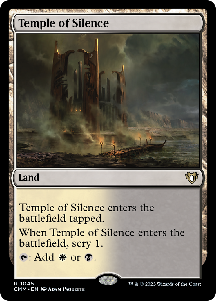 Temple of Silence [Commander Masters] | Mindsight Gaming