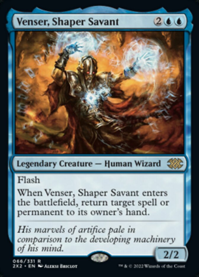 Venser, Shaper Savant [Double Masters 2022] | Mindsight Gaming