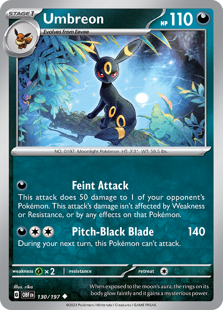 Umbreon (130/197) [Scarlet & Violet: Obsidian Flames] | Mindsight Gaming