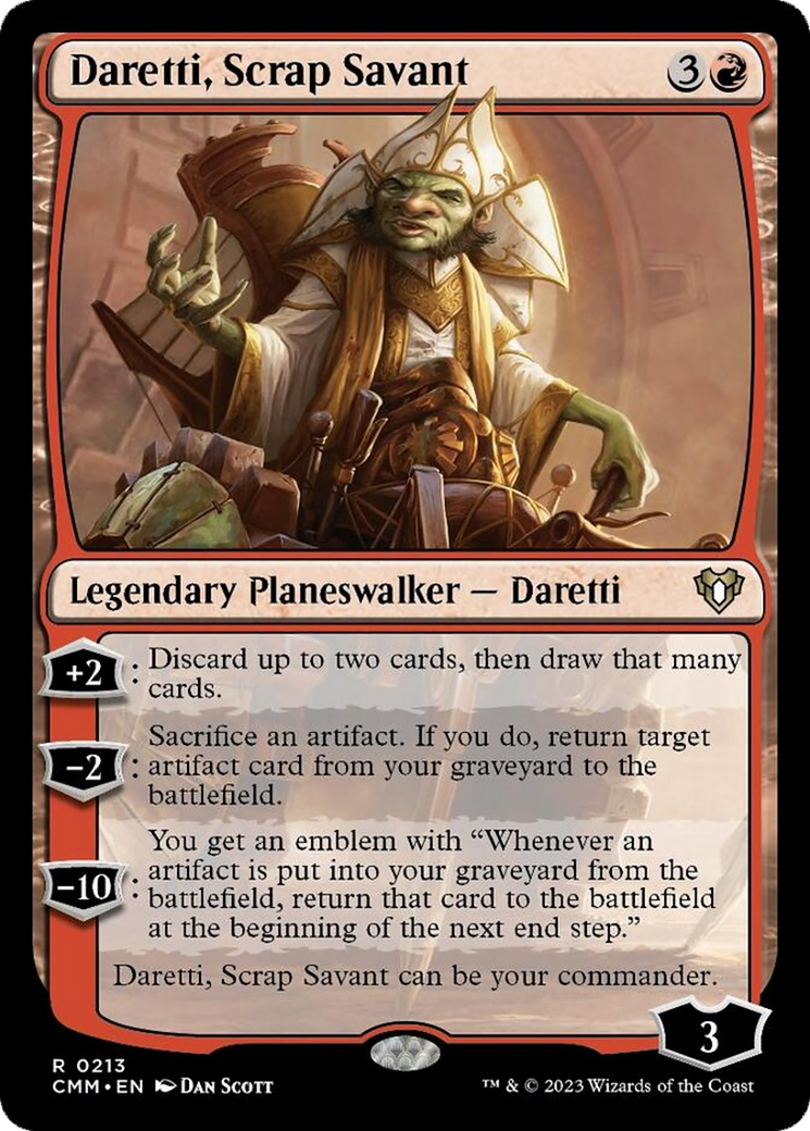 Daretti, Scrap Savant [Commander Masters] | Mindsight Gaming