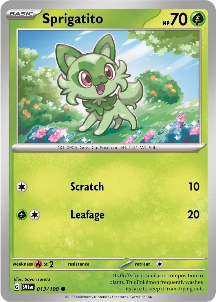 Sprigatito (013/198) (Paldea Collection) [Scarlet & Violet: Base Set] | Mindsight Gaming