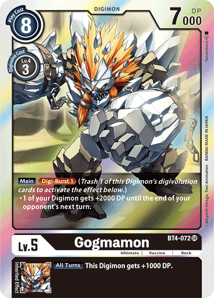 Gogmamon [BT4-072] [Great Legend] | Mindsight Gaming