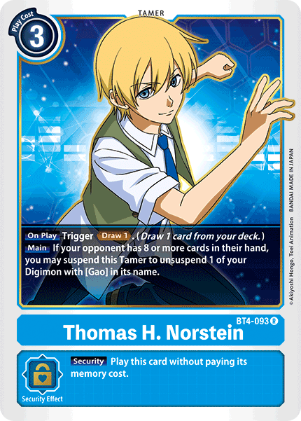 Thomas H. Norstein [BT4-093] [Great Legend] | Mindsight Gaming