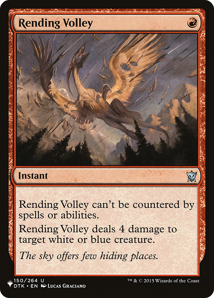 Rending Volley [The List Reprints] | Mindsight Gaming