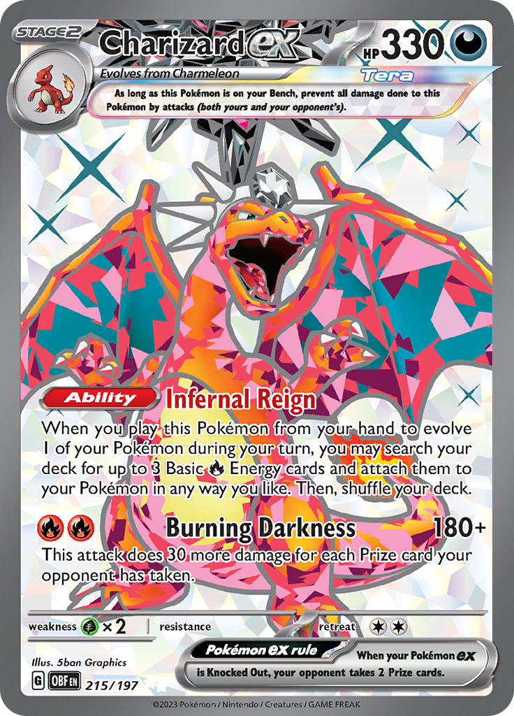 Charizard ex (215/197) [Scarlet & Violet: Obsidian Flames] | Mindsight Gaming