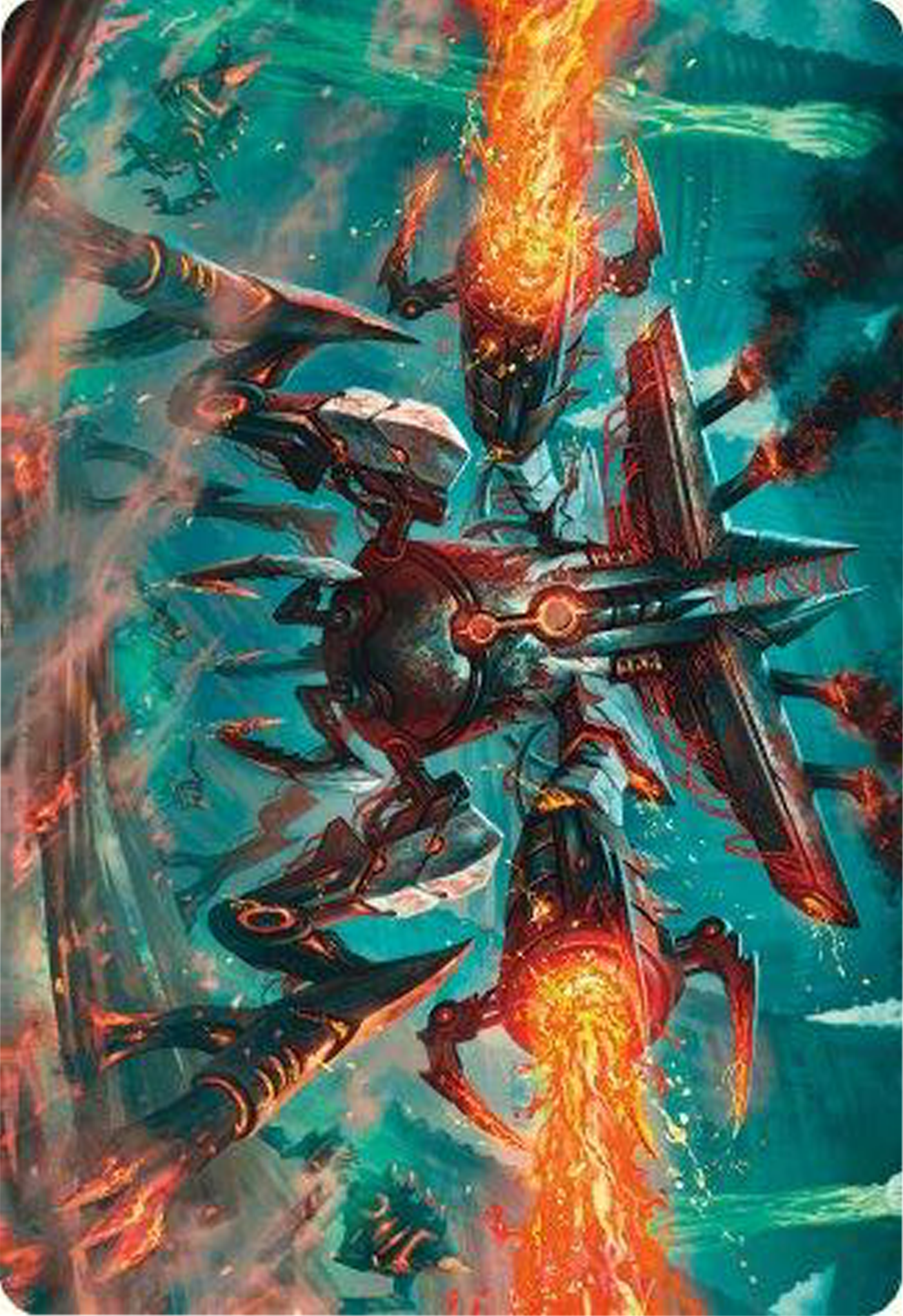 Exterminator Magmarch Art Card [Modern Horizons 3 Art Series] | Mindsight Gaming