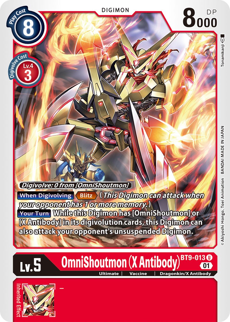 OmniShoutmon (X Antibody) [BT9-013] [X Record] | Mindsight Gaming