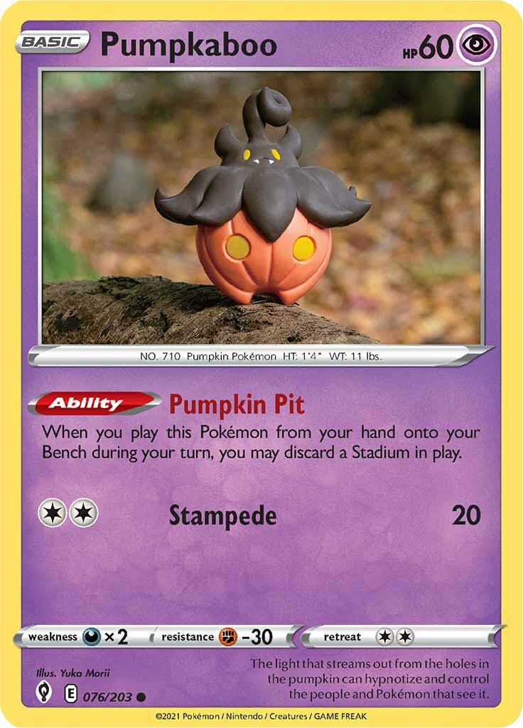 Pumpkaboo (076/203) [Sword & Shield: Evolving Skies] | Mindsight Gaming