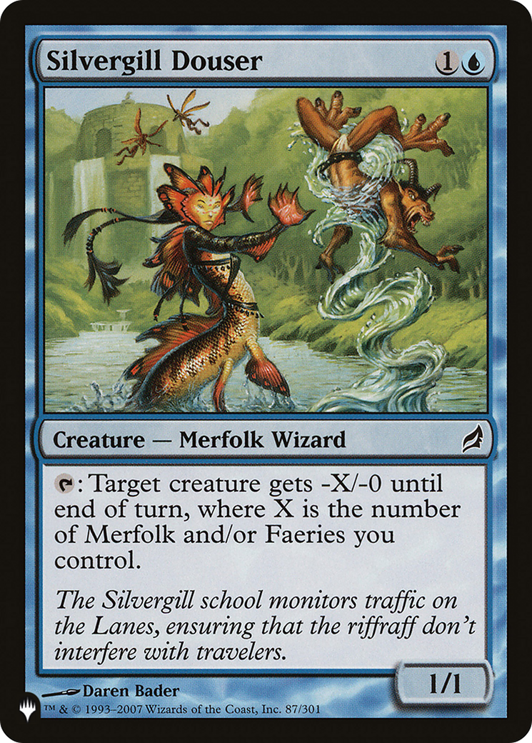 Silvergill Douser [The List Reprints] | Mindsight Gaming