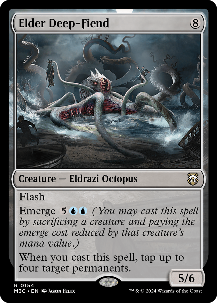 Elder Deep-Fiend (Ripple Foil) [Modern Horizons 3 Commander] | Mindsight Gaming