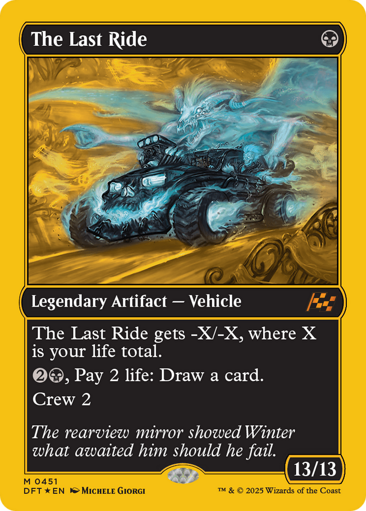 The Last Ride (First-Place Foil) [Aetherdrift] | Mindsight Gaming