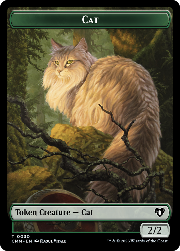 Cat Token (30) [Commander Masters Tokens] | Mindsight Gaming