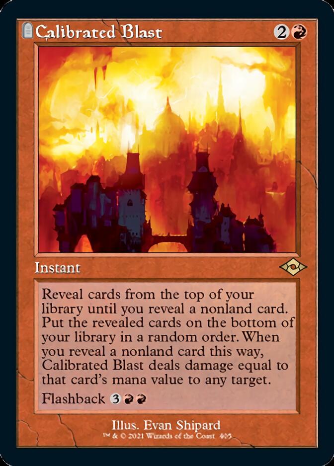 Calibrated Blast (Retro) [Modern Horizons 2] | Mindsight Gaming