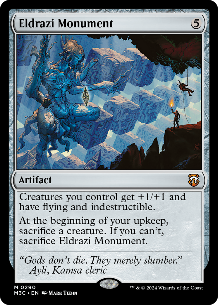 Eldrazi Monument (Ripple Foil) [Modern Horizons 3 Commander] | Mindsight Gaming