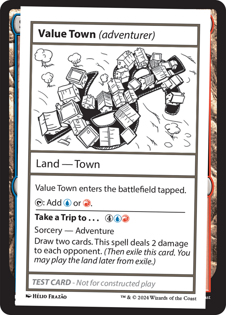 Value Town (adventurer) [Mystery Booster 2 Playtest Cards] | Mindsight Gaming