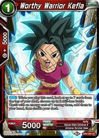 Worthy Warrior Kefla (Divine Multiverse Draft Tournament) (DB2-009) [Tournament Promotion Cards] | Mindsight Gaming