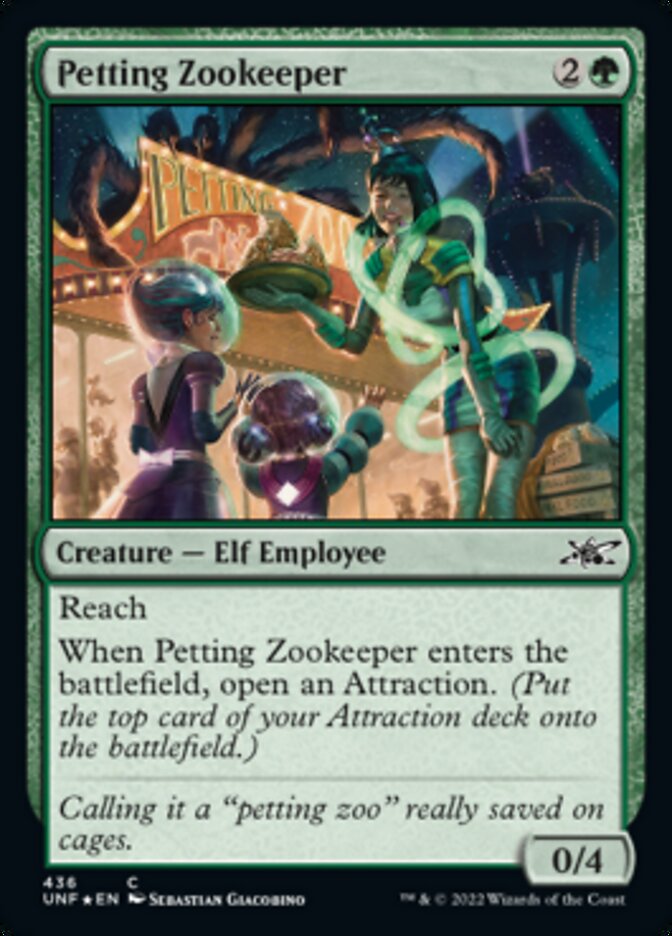 Petting Zookeeper (Galaxy Foil) [Unfinity] | Mindsight Gaming