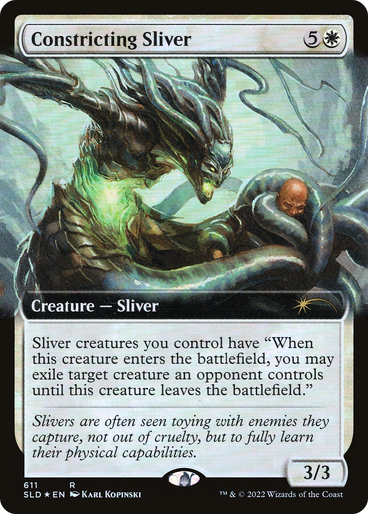 Constricting Sliver (Extended Art) [Secret Lair Drop Promos] | Mindsight Gaming