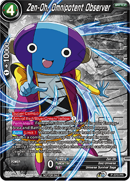 Zen-Oh, Omnipotent Observer (Unison Warrior Series Boost Tournament Pack Vol. 7 - Winner) (P-373) [Tournament Promotion Cards] | Mindsight Gaming