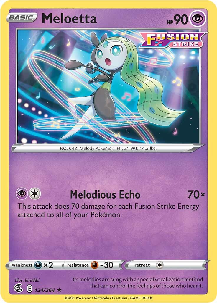 Meloetta (124/264) [Sword & Shield: Fusion Strike] | Mindsight Gaming