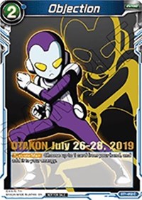 Objection (OTAKON 2019) (BT1-052_PR) [Promotion Cards] | Mindsight Gaming