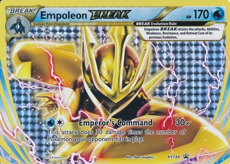 Empoleon BREAK (XY134) (Jumbo Card) [XY: Black Star Promos] | Mindsight Gaming