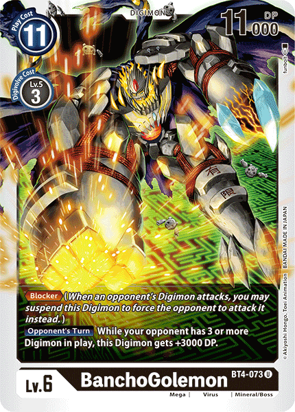 BanchoGolemon [BT4-073] [Great Legend] | Mindsight Gaming