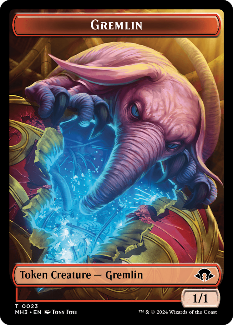 Gremlin // Energy Reserve Double-Sided Token [Modern Horizons 3 Tokens] | Mindsight Gaming