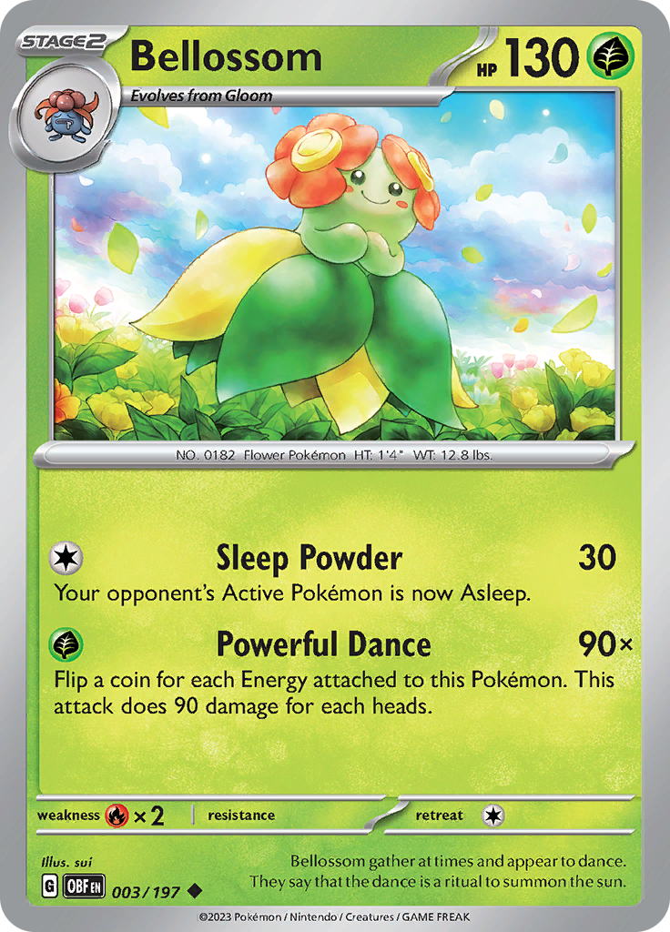 Bellossom (003/197) [Scarlet & Violet: Obsidian Flames] | Mindsight Gaming