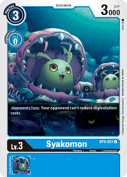 Syakomon [BT5-021] [Battle of Omni] | Mindsight Gaming