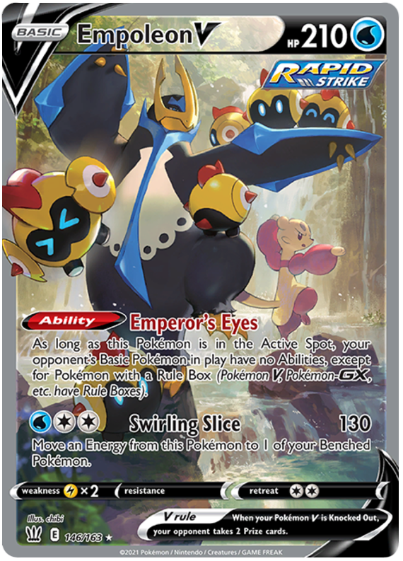 Empoleon V (146/163) [Sword & Shield: Battle Styles] | Mindsight Gaming