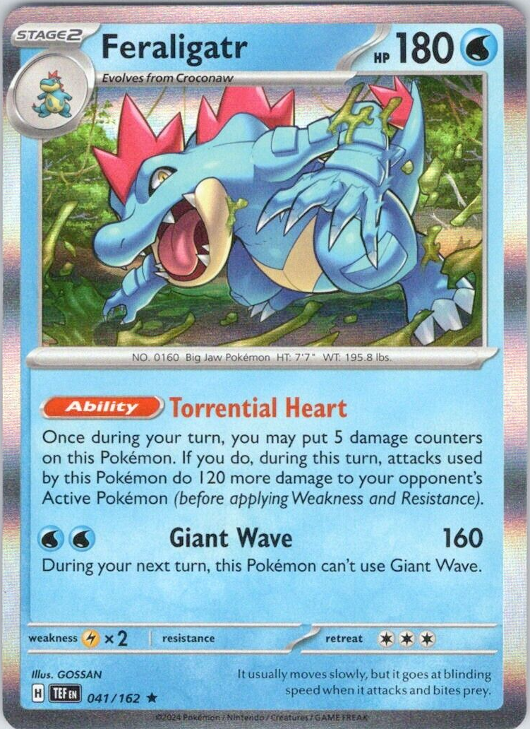 Feraligatr (041/162) [Scarlet & Violet: Temporal Forces] | Mindsight Gaming