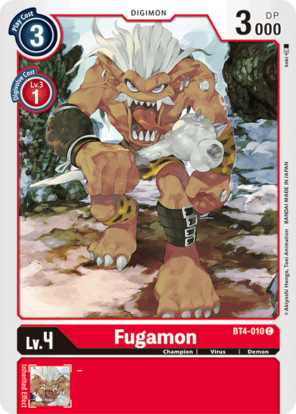 Fugamon [BT4-010] [Great Legend] | Mindsight Gaming