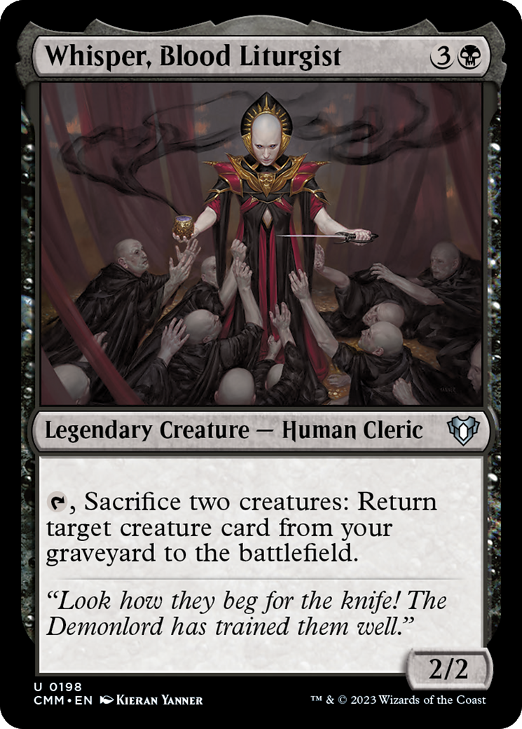 Whisper, Blood Liturgist [Commander Masters] | Mindsight Gaming