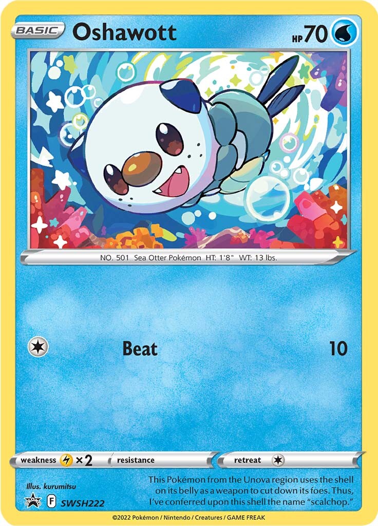 Oshawott (SWSH222) [Sword & Shield: Black Star Promos] | Mindsight Gaming