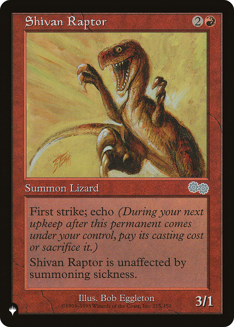 Shivan Raptor [The List Reprints] | Mindsight Gaming