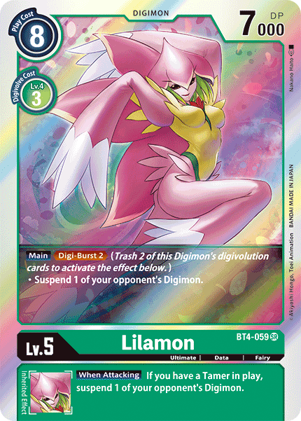 Lilamon [BT4-059] [Great Legend] | Mindsight Gaming