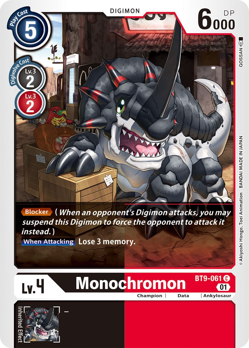 Monochromon [BT9-061] [X Record] | Mindsight Gaming