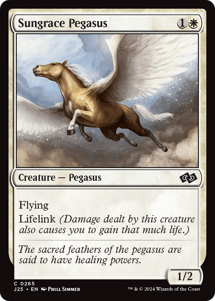 Sungrace Pegasus [Foundations Jumpstart] | Mindsight Gaming