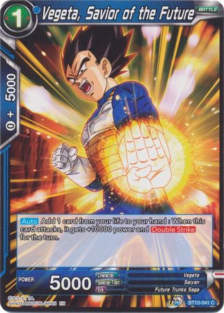 Vegeta, Savior of the Future (BT10-041) [Rise of the Unison Warrior 2nd Edition] | Mindsight Gaming