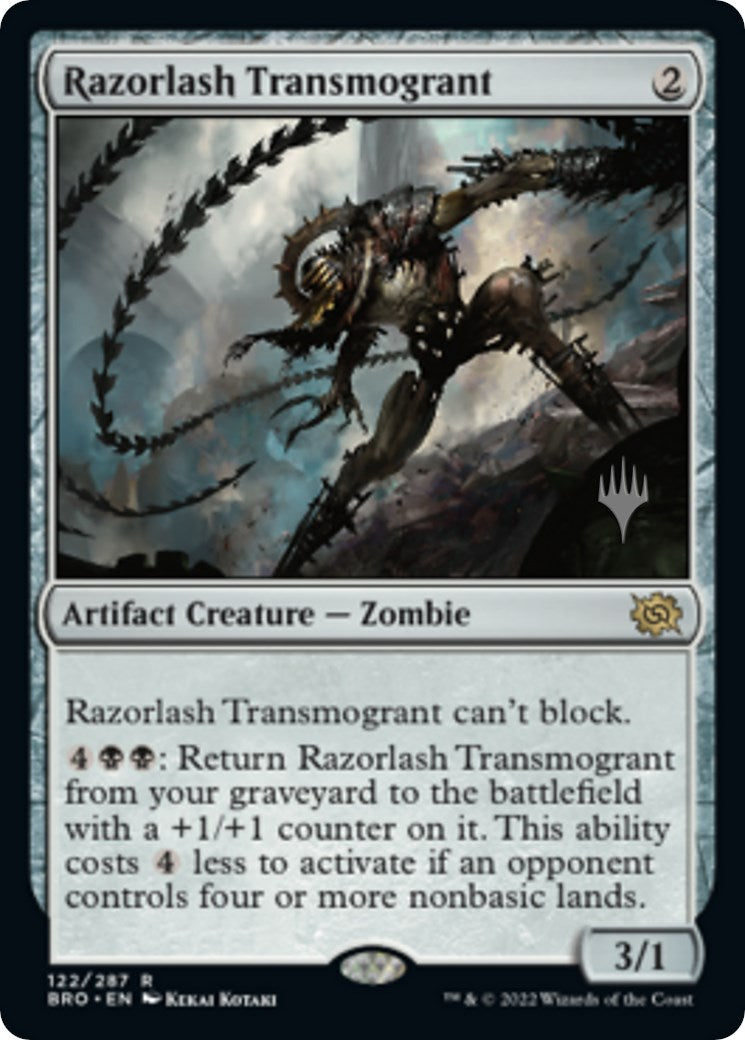 Razorlash Transmogrant (Promo Pack) [The Brothers' War Promos] | Mindsight Gaming