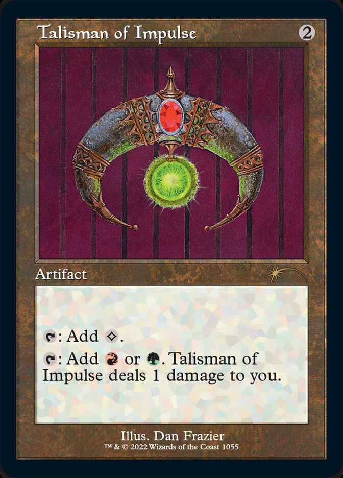 Talisman of Impulse (Foil Etched) [Secret Lair Drop Series] | Mindsight Gaming