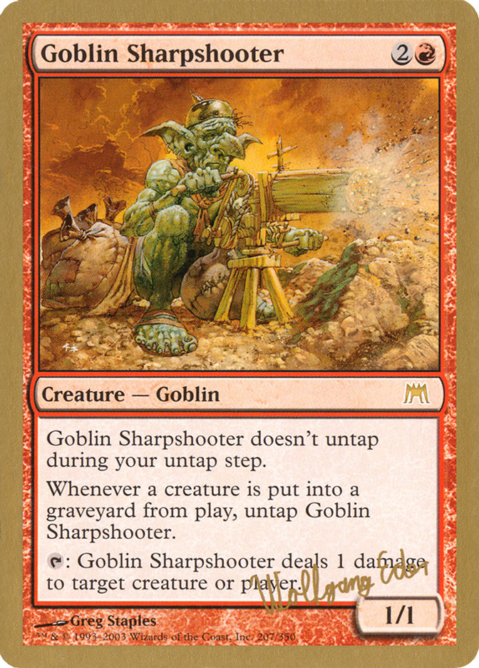 Goblin Sharpshooter (Wolfgang Eder) [World Championship Decks 2003] | Mindsight Gaming