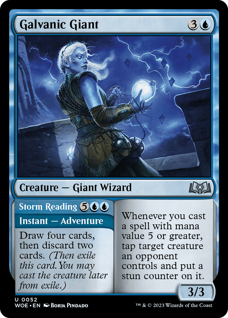 Galvanic Giant // Storm Reading [Wilds of Eldraine] | Mindsight Gaming