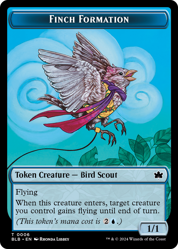 Finch Formation Token [Bloomburrow Tokens] | Mindsight Gaming