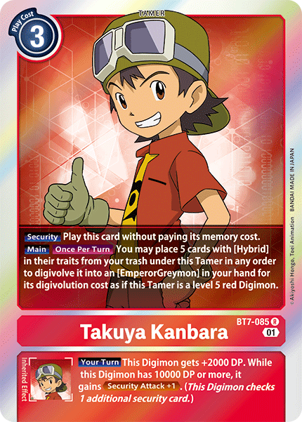 Takuya Kanbara [BT7-085] [Next Adventure] | Mindsight Gaming